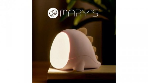 MARYS LAMPKA LED DINO RÓŻOWY