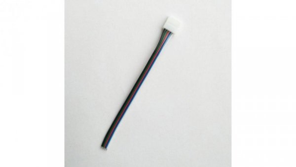 Złączka LED RGBW 12mm jednostronna z przewodem