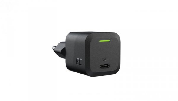Green Cell Czarna Ładowarka sieciowa 33W GaN GC PowerGan do Laptopa, MacBooka, Telefonu, Nintendo Switch - USB-C PowerDelivery