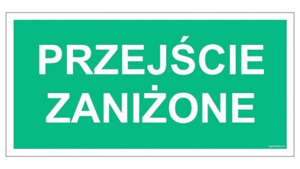 AC039 Przejście zaniżone 30 x 15 cm PS - Płyta 1mm foto.
