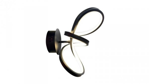 Kinkiet TESORO BLACK 15W LED CZARNY 4000K 15W LED IP20 ML1052 Milagro