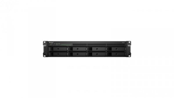 Synology RS1221+ 8-zatokowy serwer NAS, AMD Ryzen, 4GB RAM, 4x 1GbE RJ-45, RACK 2U