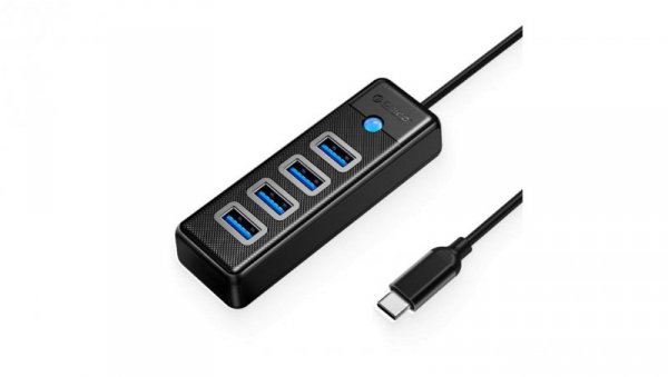 Orico Hub USB-C 4x USB-A 3.1 czarny