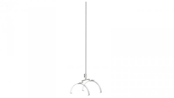 Iglica gąsiorowa podwójna fi 12mm aluminiowa 71.15 AL /1.5m/ /97101509/