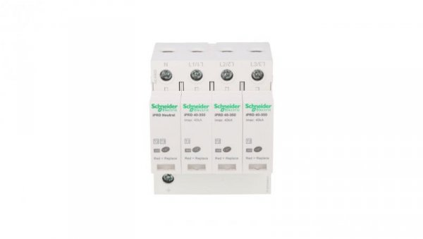 Ogranicznik przepięć Typ T2 3P+N 40kA iPRD-40-40kA-350V-3PN A9L40600