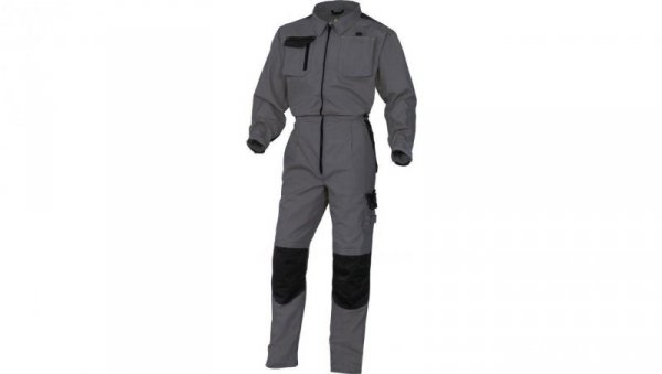 Kombinezon mach spirit zapinany na jeden zamek z poliestru (40) i bawełny (60) 270 g/m? kolor szaro-czarny rozmiar 3XL CORP M