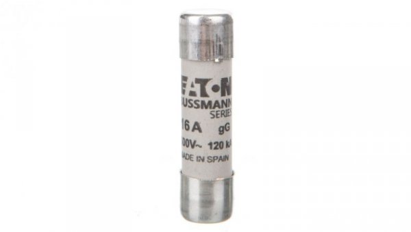 Wkładka bezpiecznikowa cylindryczna 10x38mm 16A gG 500V C10G16 Eaton