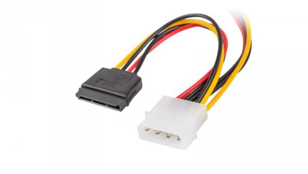 Kabel zasilający MOLEX (M) - SATA(F) x2 15cm CA-HDSA-11CU-0015