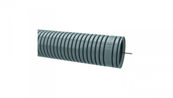 Rura karbowana RKGL 40 szara 320N z pilotem 25 m 444040 /1szt/
