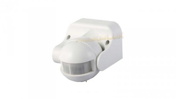 Czujnik ruchu PIR ip44 230V PX09 biały