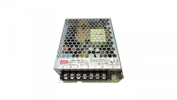 Zasilacz led Mean Well LRS-100-12 100W 12V ip20