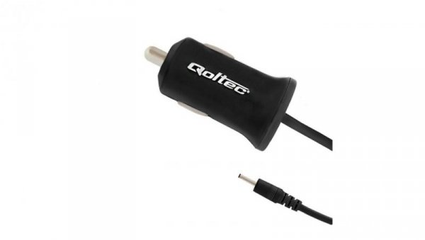 Qoltec Ładowarka samochodowa 12-24V 12W 5V 2.4A 2.5*0.7 1.4m