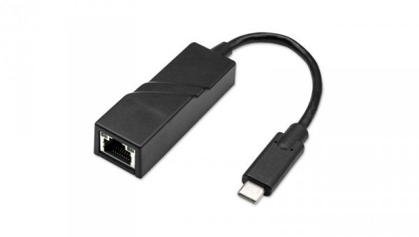 Qoltec Adapter USB typ C męski/ RJ-45 żeński 20cm