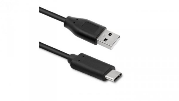 Qoltec Kabel USB 3.1 typ C męski USB 2.0 A męski 0.25m