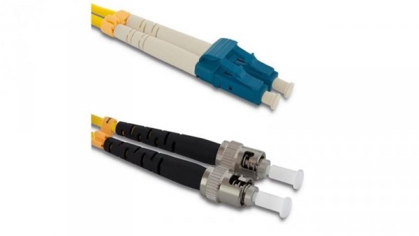 Qoltec Patchcord światłowodowy LC/UPC - ST/UPC Singlemode 9/125 G652D Duplex 5m