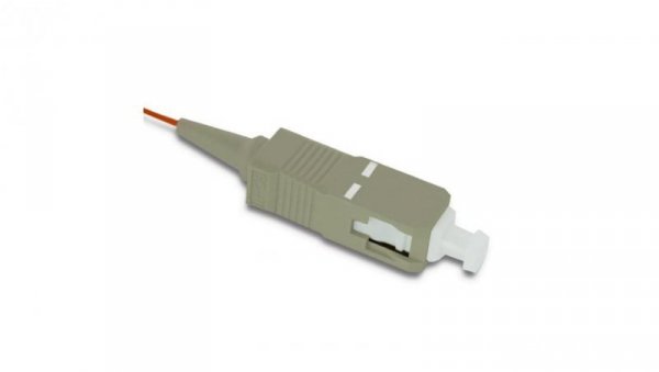 Qoltec Pigtail światłowodowy SC/UPC Multimode 50/125 OM2 1m