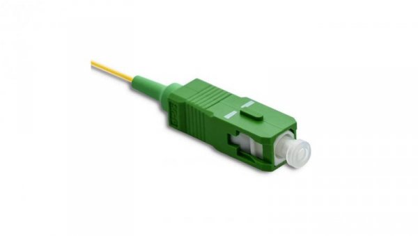 Qoltec Pigtail światłowodowy SC/APC Singlemode 9/125 G657A 1m