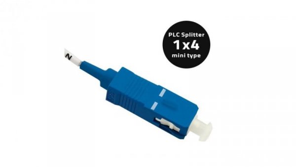 Qoltec Splitter 1x4 SC/PC - SC/PC G.657A Singlemode 0.9 mm