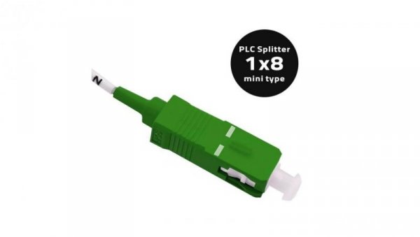 Qoltec Splitter 1x8 SC/APC - SC/APC G.657A Singlemode 0.9 mm