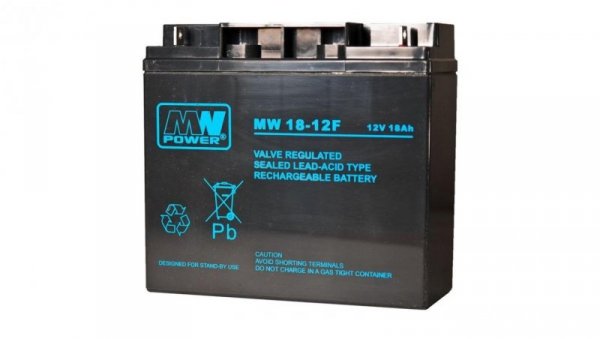 Akumulator AGM 12V 18Ah (181x77x167mm) MW 18-12F