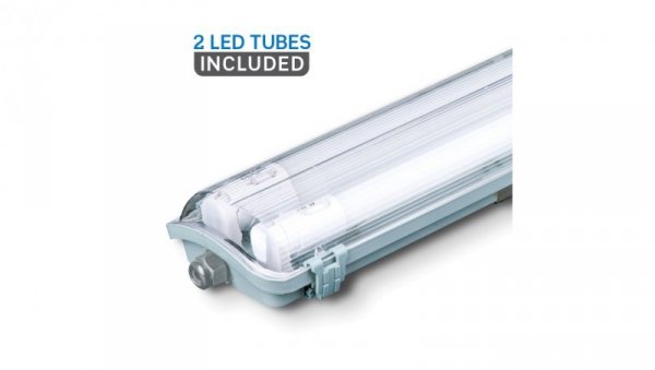 Oprawa hermetyczna LED VT-15022 2x22W 6400K IP65 150CMx2 6400