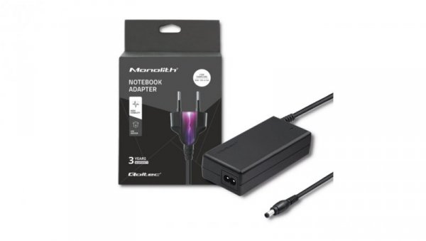 Qoltec Zasilacz do laptopa Samsung 90W 19V 4.74A 5.5*3.5+pin +kabel zasilający