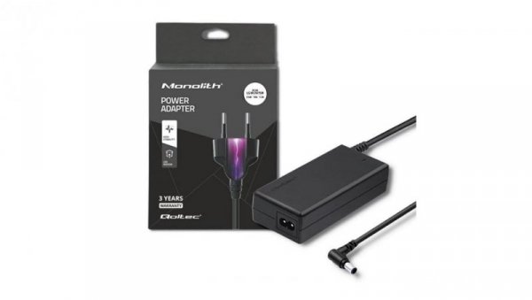 Qoltec Zasilacz sieciowy do monitora LG 25W 19V 1.3A 6.5*4.4 + kabel zasilajacy