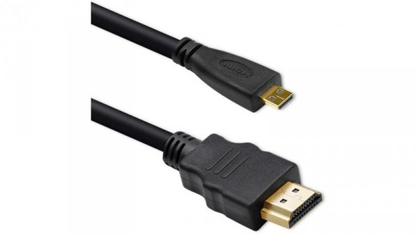 Qoltec Kabel HDMI v1.4 Micro HDMI High speed 4K 30Hz GOLD 3m