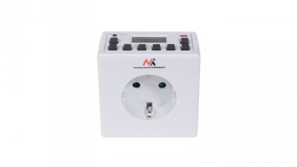 Timer cyfrowy Maclean Energy MCE30G 10 programów CD funkcja Random 3600W - Czasomierz - programator cyfrowy max 156 programów MC