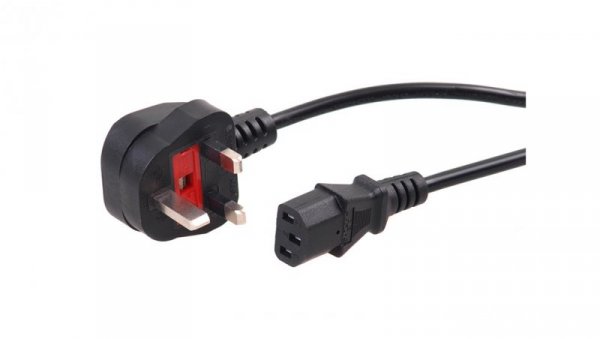 Kabel zasilający 3 pin 1,5M wtyk GB Maclean MCTV-806 MCTV-806