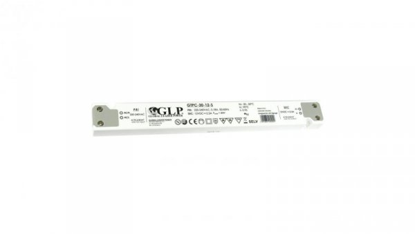 GLP Zasilacz LED GTPC-30-12-S 30W 12V DC 2,5A meblowy