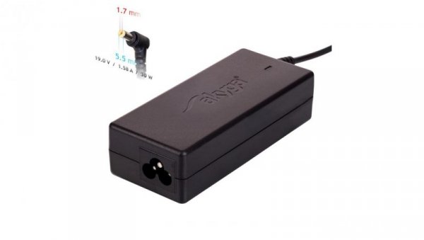 Zasilacz do notebooka Akyga AK-ND-21 19V / 1.58A 30W 5.5 x 1.7 mm ACER 1.2m