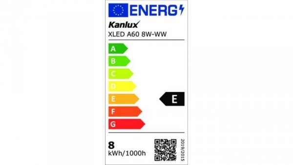 Żarówka LED E27 XLED A60 8W-WW 1055lm 2700K barwa ciepła 29604