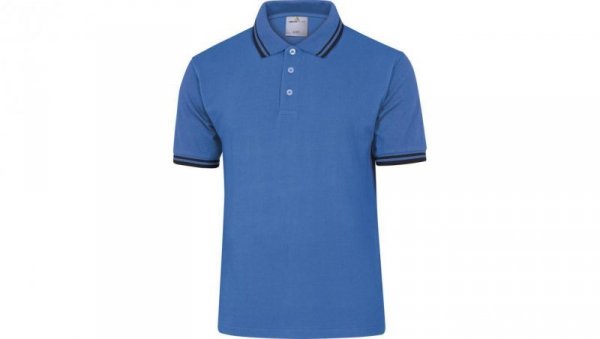 Polo 100 bawełna 200 G/M2 kolor niebieski rozmiar 3XL AGRABL3X