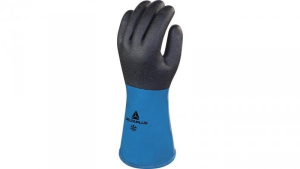 Rękawica z Pvc/nitrylową na wkładzie z Akrylu - Strona Chwytna Powlekana Pvc/Nitrylem - 30 Cm kolor niebieski 11 VV837BL11
