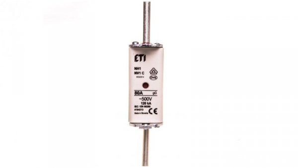 Wkładka bezpiecznikowa NH1C 80A gG 500V 004184213