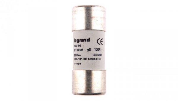 Wkładka bezpiecznikowa cylindryczna 22x58mm 100A gL 500V HPC 015396