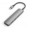 Satechi USB-C Slim Multiport V2 HUB - USB 3.0 / HDMI / USB-C(PD) / microSD / SD / Space Gray (gwiezdna szarość)