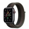Apple Watch SE 40mm GPS + Cellular Aluminium w kolorze gwiezdnej szarości z opaską sportową w kolorze tornada/szarym