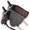 Derka dwustronna i nauszniki Skippi dla Hobby Horse - szary i brąz