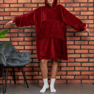 Bluzair - Bluza koc - Bordowy