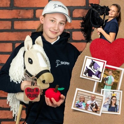 Hobby Horse Skippi - koń na kiju - Almond