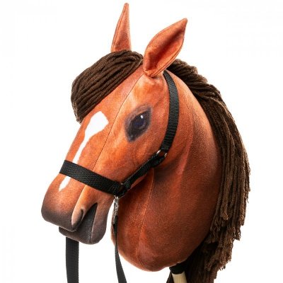 Zestaw Skippi - Hobby Horse Bursztyn i przeszkoda do skakania 135 cm