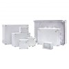 INDUSTRIAL Puszka hermetyczna n/t 110x75x59mm IP65 szara, pokrywa transparentna 2703-01