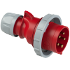 Wtyczka przenośna 16A 5P 400V czerwona IP67 SHARK 0152-6