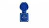 Gniazdo tablicowe 10/16A 2P+Z 230V niebieskie IP54 104-0bs