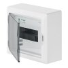 Rozdzielnica modułowa 1x8 n/t ECONOMIC BOX RN 1/8 drzwi transparentne (N+PE) IP40 2502-01