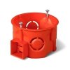 Puszka podtynkowa 60mm łączeniowa płytka z wkrętami czerwona PK-60 PRO 0284-01 /90szt/