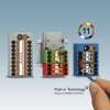 Blok rozdzielczy PTFIX 10/6X4-NS35A GY, szare złącze przemysłowe - 6 punktów przyłączeniowych o przekroju 4mm2