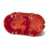 Puszka podtynkowa 2x60mm p/t regips pomarańczowa PK-2x60 0210-00